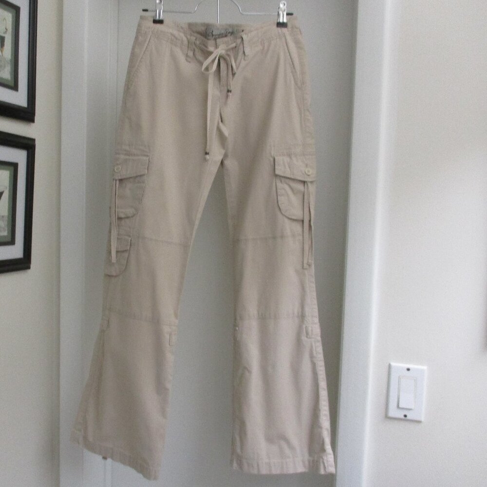 AMERICAN RAG BEIGE CARGO PANTS - SIZE 3